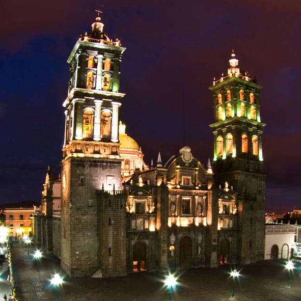 Visitar la Catedral de Puebla